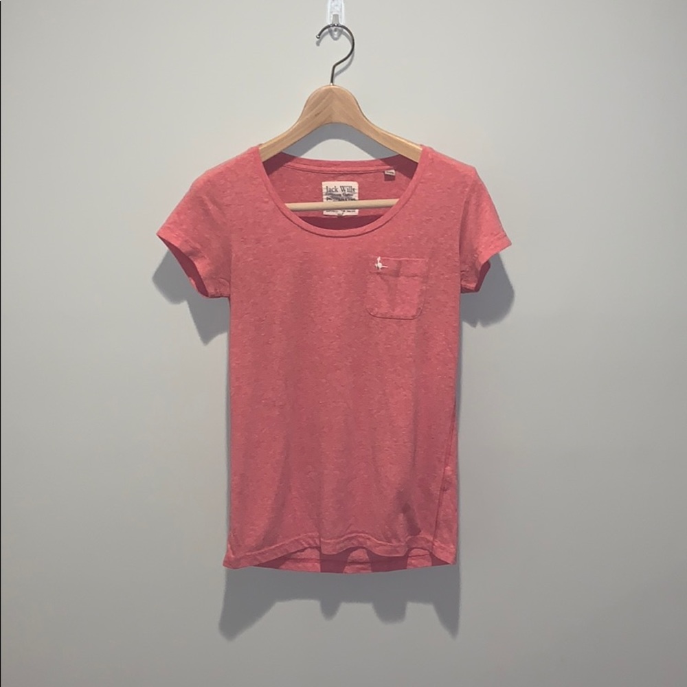 Pink Jack Wills Tee Shirt